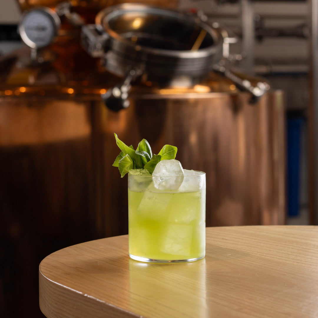 Basil smash cockail recipe