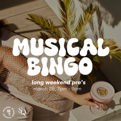 Musical Bingo: Long Weekend Pre's (March)