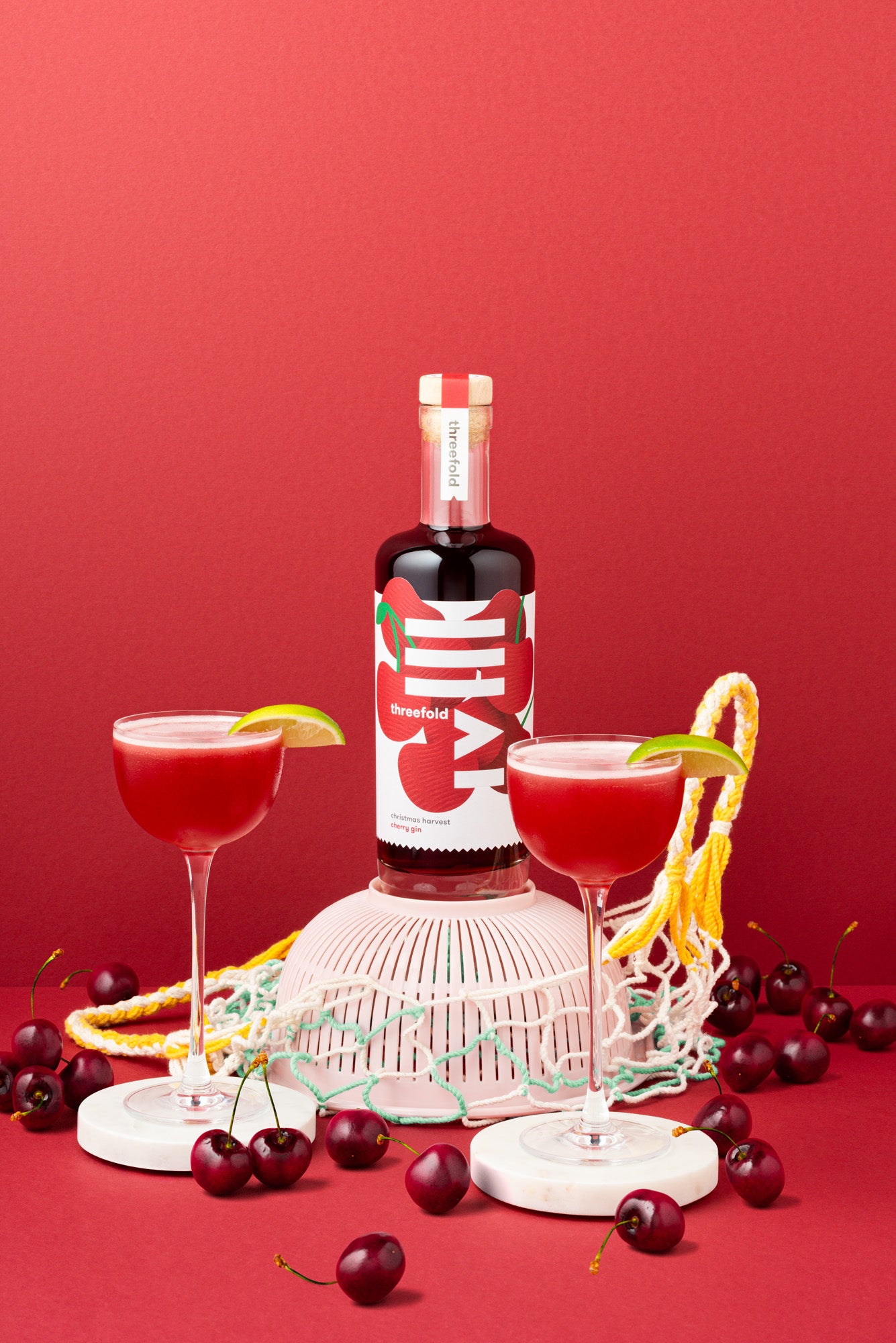 Cherry Gin Gimlet